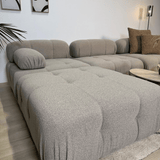 Modulaire bank 3-zits met hocker Doblo beige