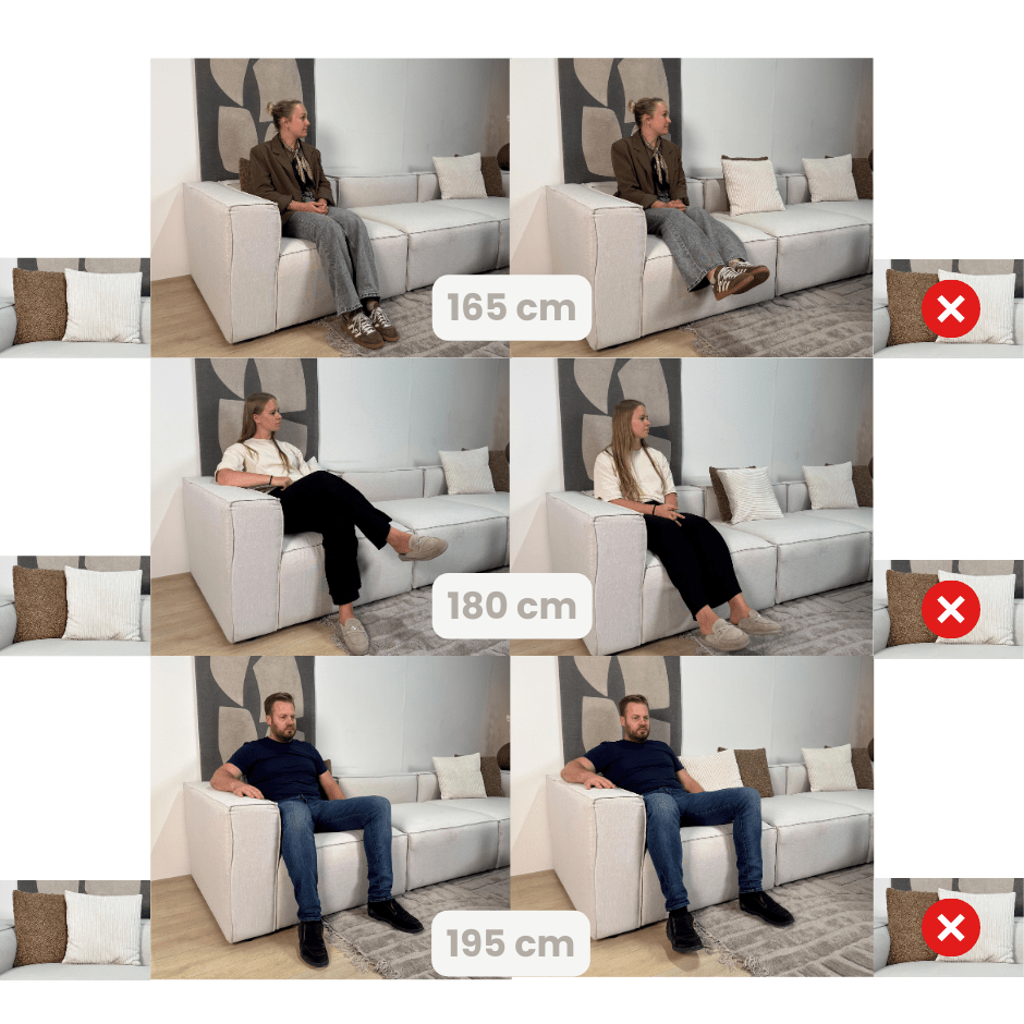 Modulaire bank 2-zits Fora ecru