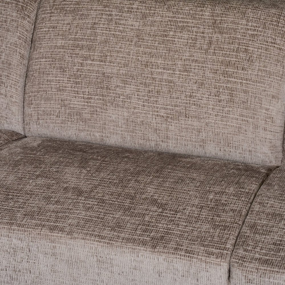 Hoekbank Manon met chaise longue rechts chenille taupe