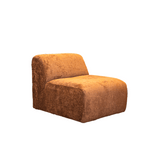 Fauteuils-Fauteuil oker chenille stof Shane-Dimehouse