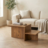 Salontafels - Salontafel Grenen Melamine - 80 x 40 cm - Eterna - Dimehouse