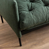 Slaapbank 3-Zits – Groen – Meerdere standen - Renge