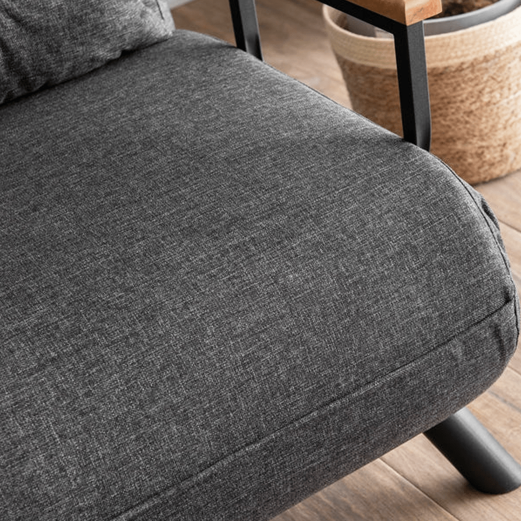Banken - Slaapbank antraciet stof 2 - zits - Sando - Dimehouse