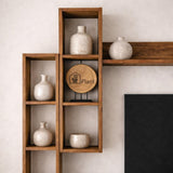 TV Meubel Set Iona Walnoot Melamine 180x48,6x35 cm