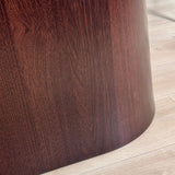 Complete Meubelset: Lea Eettafel Sintered Stone Marmerlook Travertine - Walnoot Frame + 4x Lisa Eetkamerstoelen Bouclé Zwart