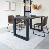 Dining table Lenzo Black Upoot Black