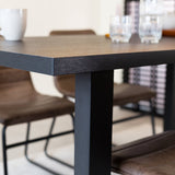 Dining table Lenzo Black Upoot Black