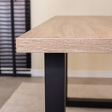 Dining table Lenzo Robson oak Upoot Black