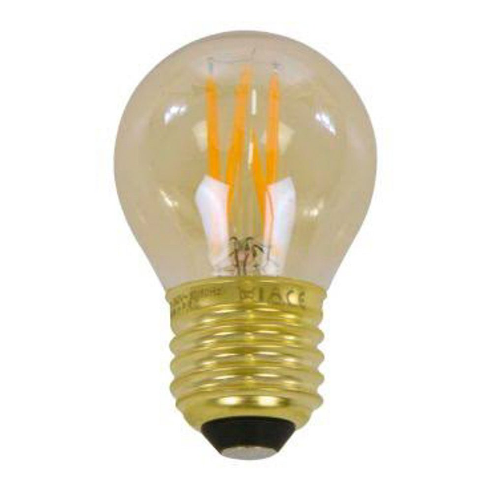 Light source LED filament Bol Ø4.5 amber -colored