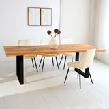 Dining table Milas Oak Upot Black