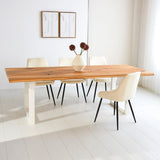 Dining table Milas Oak Upot White