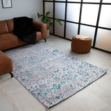 Vloerkleed Blauw Wit Dylan 160x230 cm