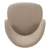 Japandi Eetkamerstoel Yuka Zand - Walnootlook Frame