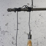 Hanglamp Bray Dimehouse Grijs LxBxH 89x15x8 Metaal Sfeerfoto detail