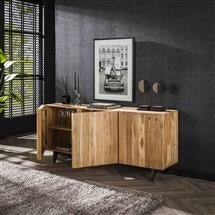 Dressoir Maddi DH Interior Acacia Acaciahout Sfeerfoto schuin vooraanzicht