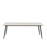 Eettafel Jules White Dimehouse Wit LxBxH 78x27x10 Sintered stone Witfoto vooraanzicht