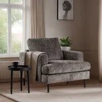 Fauteuil Faya antraciet stof