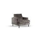 Fauteuil Faya antraciet stof