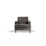 Fauteuil Faya antraciet stof