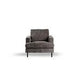 Fauteuil Faya antraciet stof