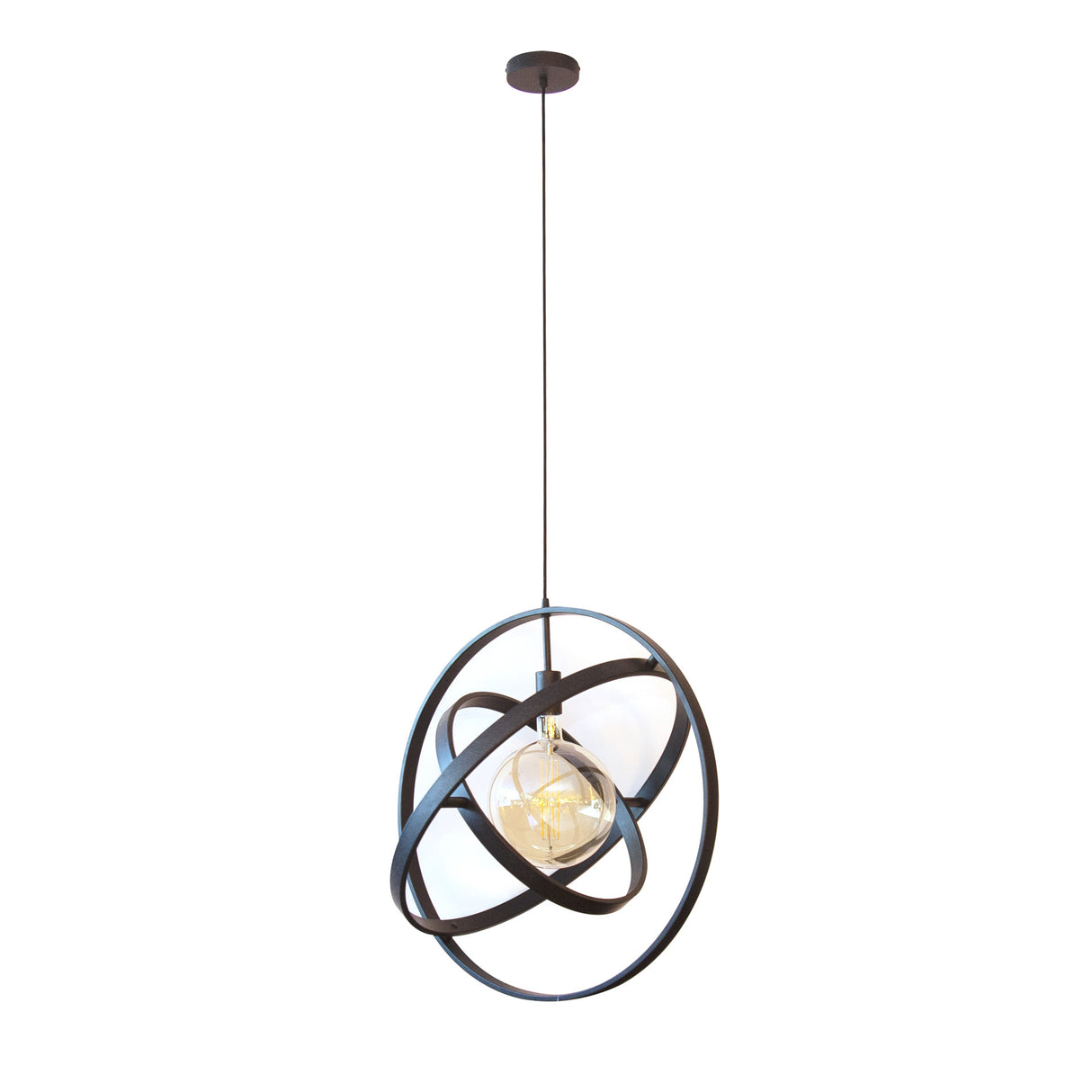 Hanglamp Diana DH Interior Zwart LxBxH 67x67x17 Metaal Witfoto vooraanzicht