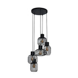 Hanglamp Hannes DH Interior Charcoal LxBxH 51x51x19 Metaal Witfoto vooraanzicht