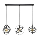 Hanglamp Yaya DH Interior Zwart LxBxH 112x43x17 Metaal Witfoto vooraanzicht