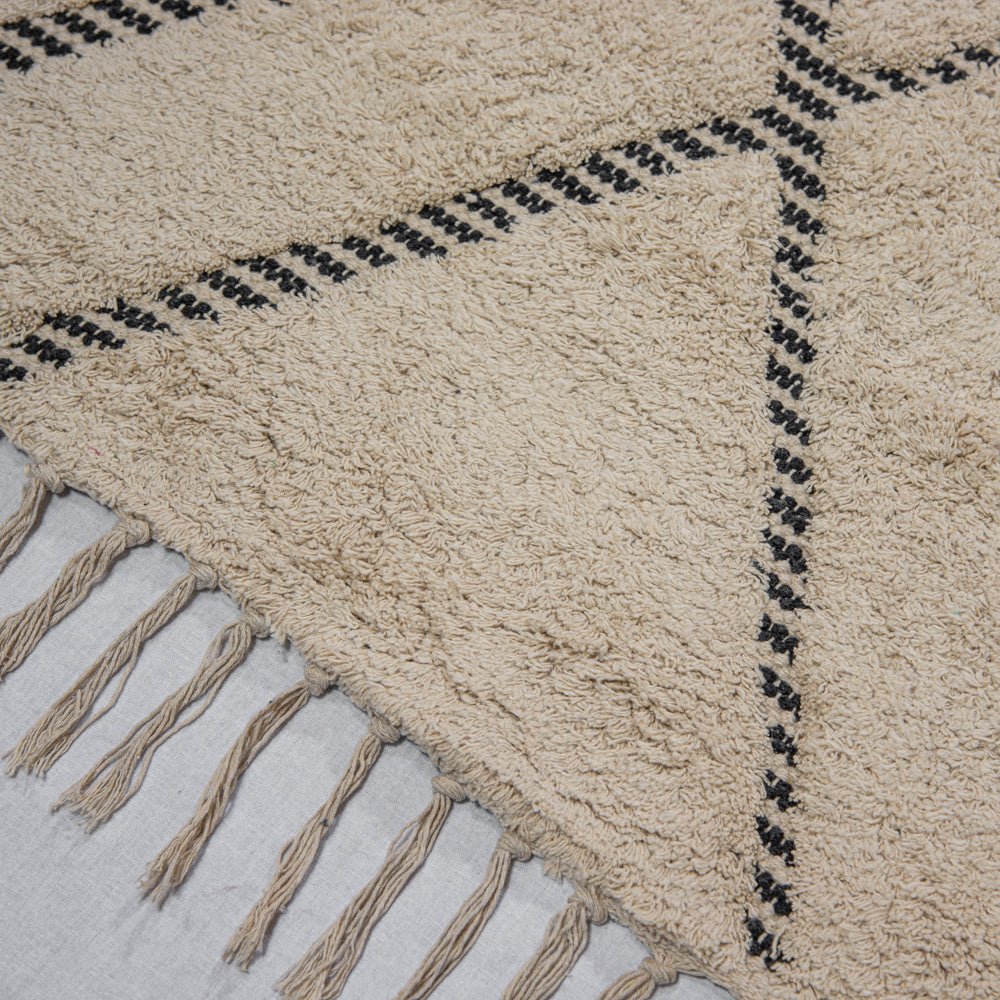 Vloerkleed Samie Kolony Beige LxBxH 210x10x10 80% wol, 20% katoen Witfoto detail