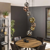 Hanglamp Ada DH Interior Zilver LxBxH 71x60x57 Zilver Sfeerfoto schuin achteraanzicht