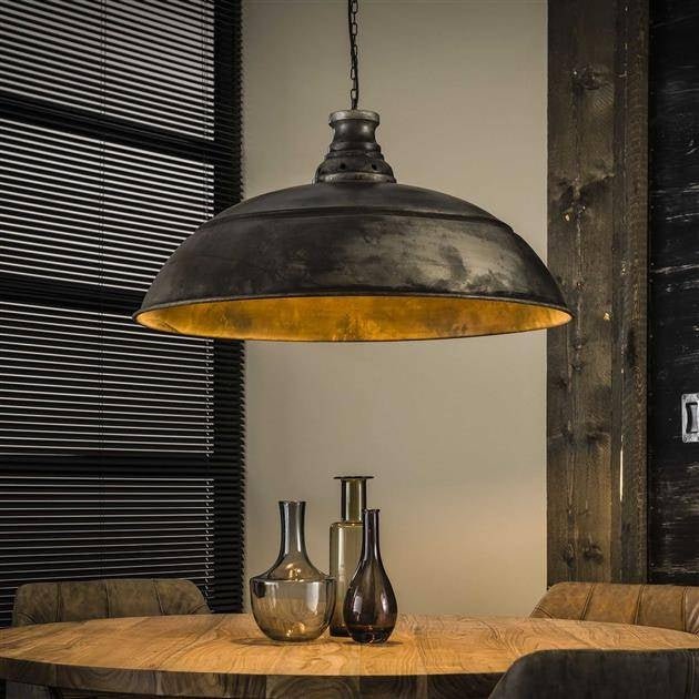 Hanglamp Leonard DH Interior Zilver LxBxH 84x84x30 Zilver Sfeerfoto schuin vooraanzicht