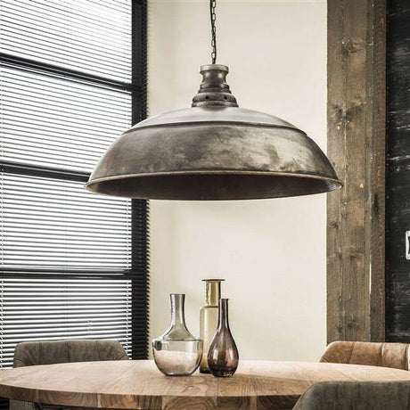 Hanglamp Leonard DH Interior Zilver LxBxH 84x84x30 Zilver Sfeerfoto schuin vooraanzicht