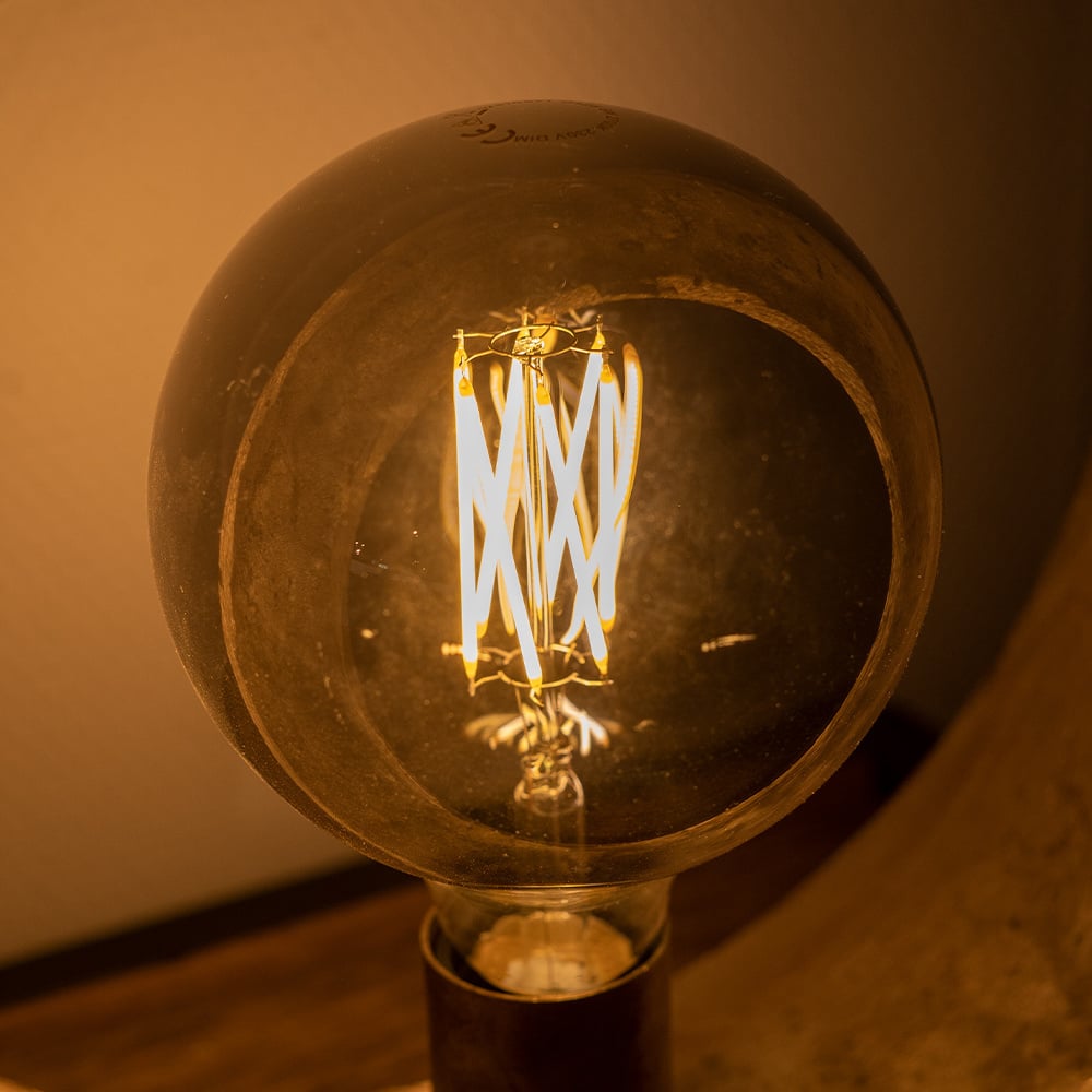 Lichtbron LED Bol Ø12,5 Smoke | Dimehouse