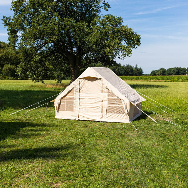Tent 4-Persoons Opblaasbaar Beige 300x200