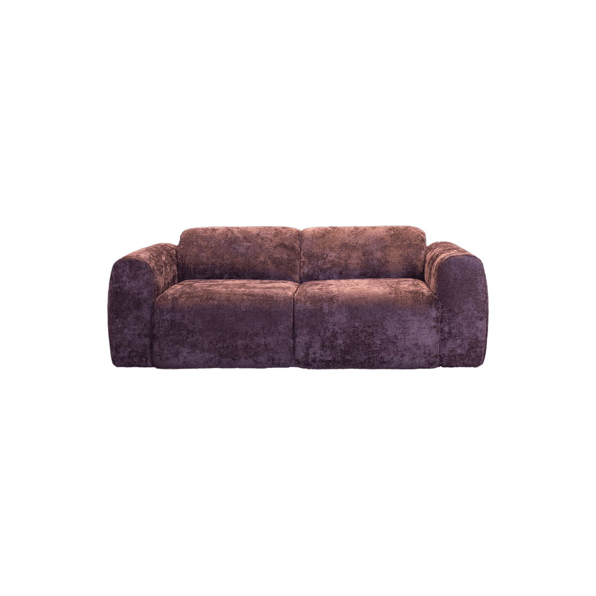 Banken-2-zits bank paars chenille stof - 195x85 cm - Shane-Dimehouse