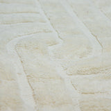 Vloerkleed Rose Kolony Beige 80% wol, 20% katoen Witfoto detail