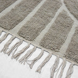 Vloerkleed Rose Kolony Taupe LxBxH 220x30x30 80% wol, 20% katoen Witfoto detail