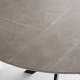 Eettafel Yuna Grey Dimehouse Grijs LxBxH 111x111x11 Sintered stone Sfeerfoto detail