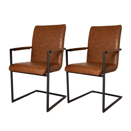 Dining room chairs set of 2 industrial bras