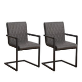 Dining room chairs set of 2 industrial Ruben