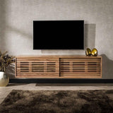 TV Meubel Monja DH Interior Acacia LxBxH 158x50x42 Acaciahout Sfeerfoto vooraanzicht