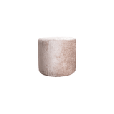 Hockers-Hocker zand chenille stof - 40x40x35 cm - Mara-Dimehouse
